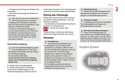 2022-2024 Citroen C3 Bedienungsanleitung | Deutsch