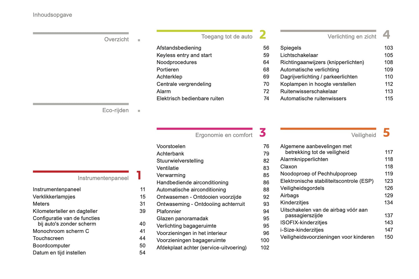 2016-2017 Citroën C3 Gebruikershandleiding | Nederlands