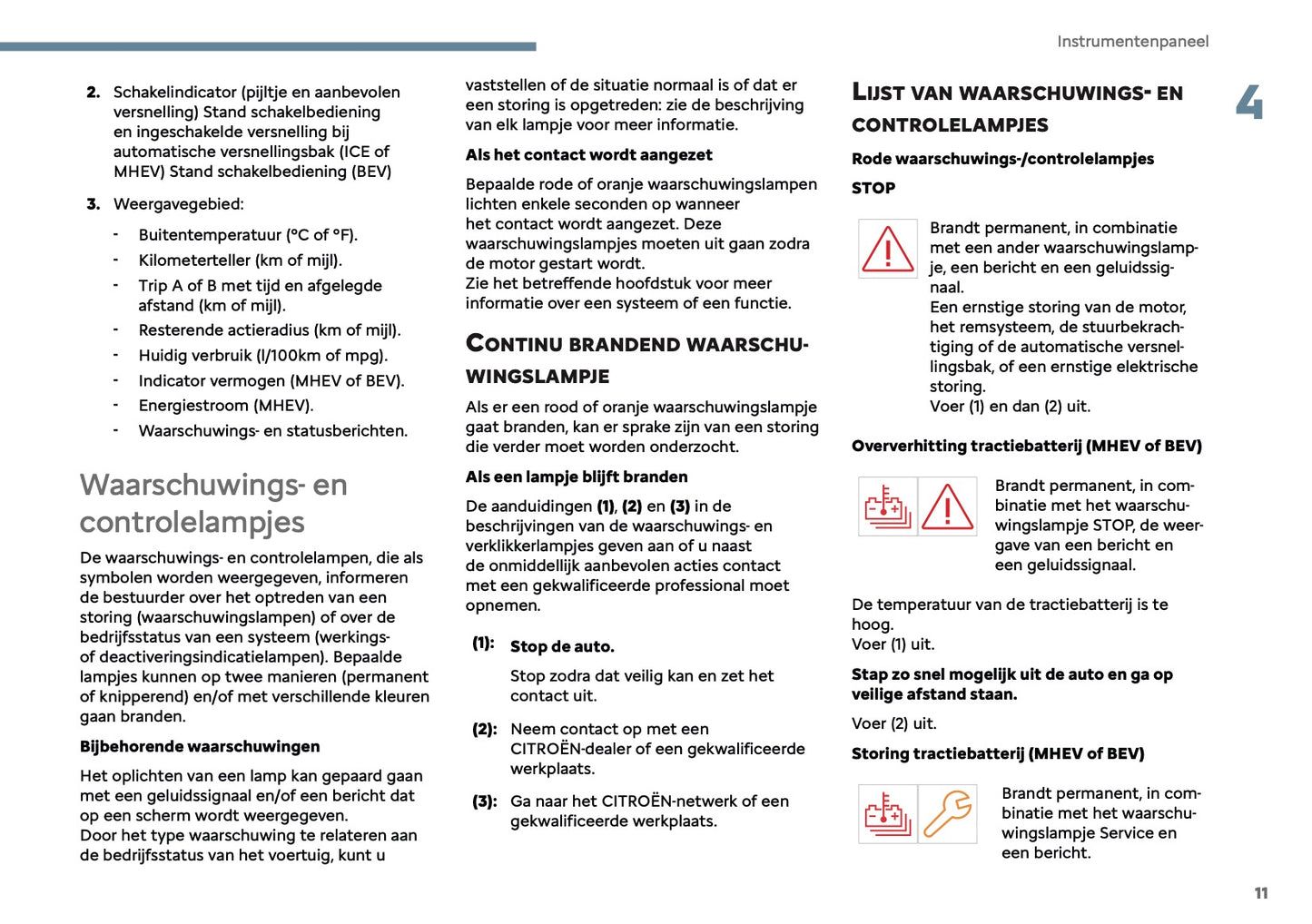 2025 Citroën C3 Owner's Manual | Dutch