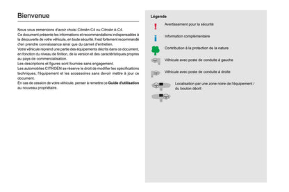 2021-2022 Citroën C4/e-C4 Owner's Manual | French