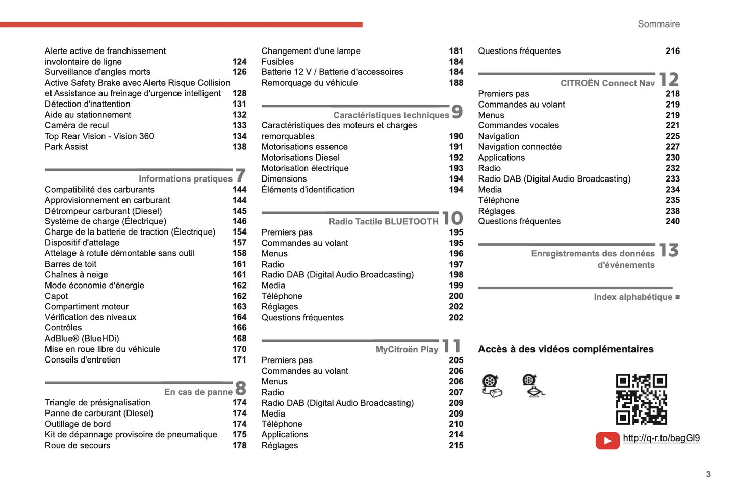 2021-2022 Citroën C4/e-C4 Owner's Manual | French