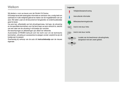 2019-2021 Citroën C4 Cactus Gebruikershandleiding | Nederlands