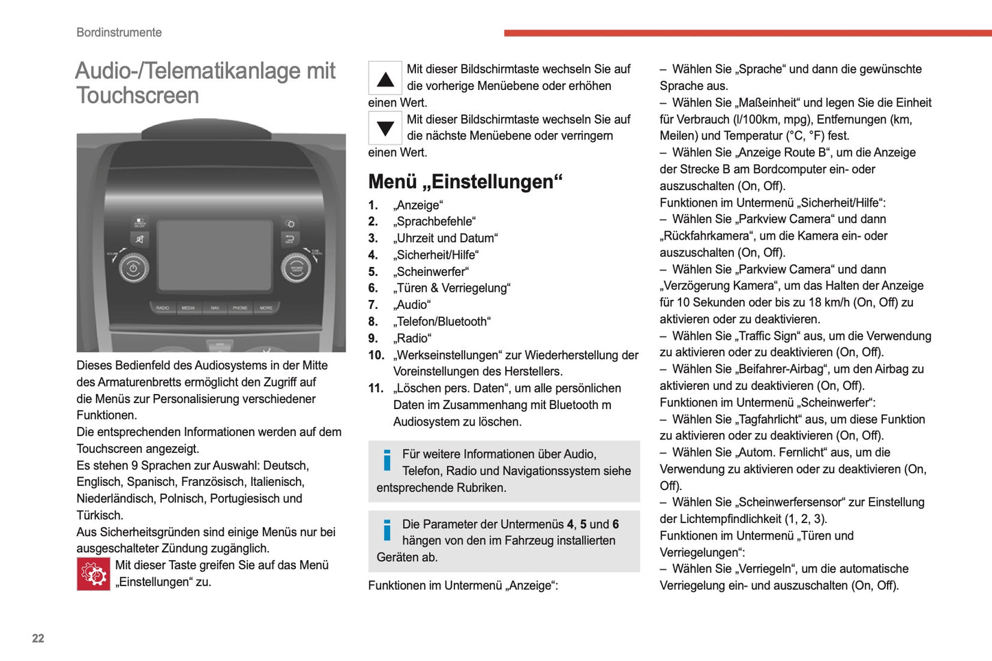 2021-2024 Citroën Jumper/Relay Owner's Manual | German