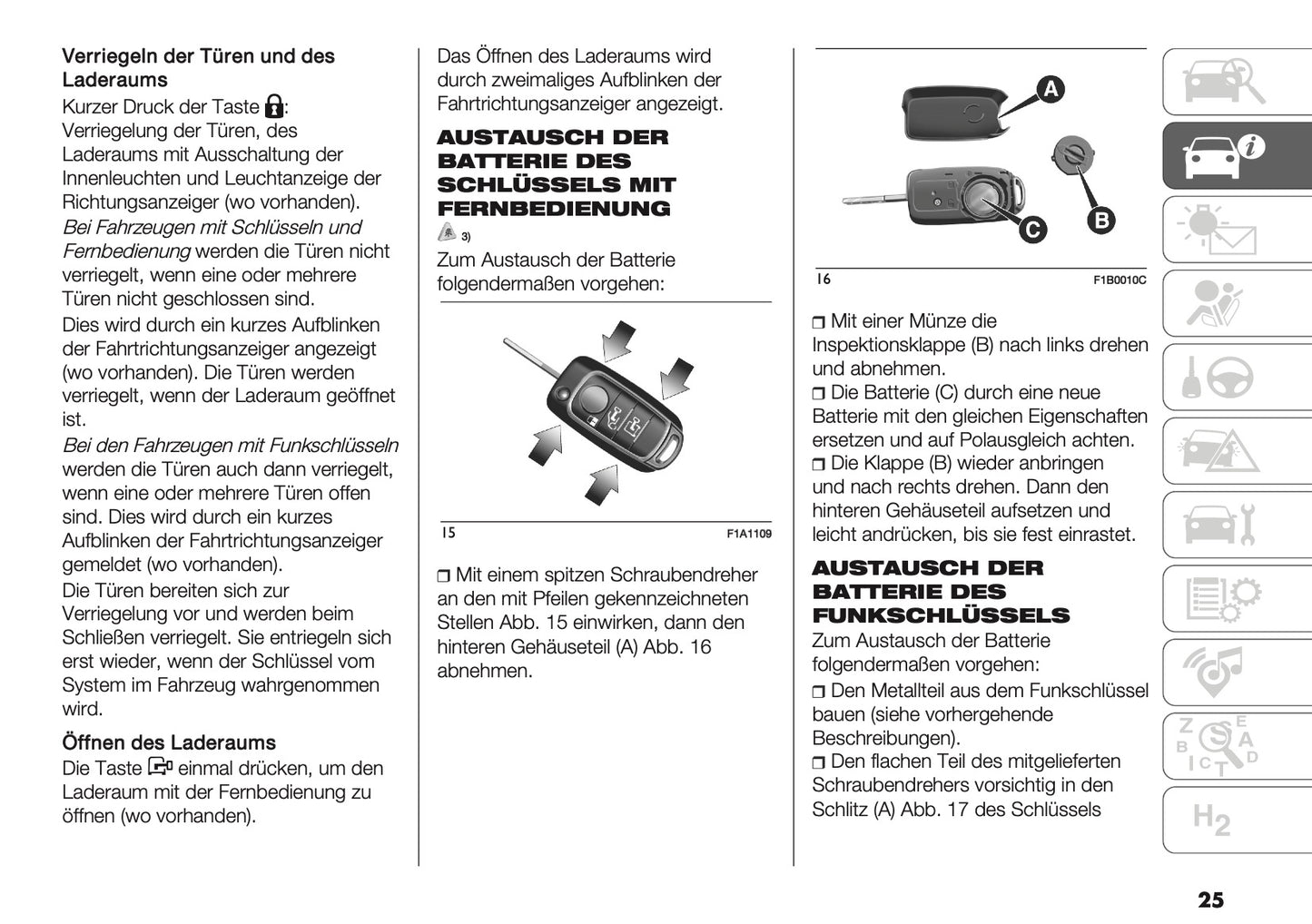 2024-2025 Citroën Jumper/Relay Owner's Manual | German