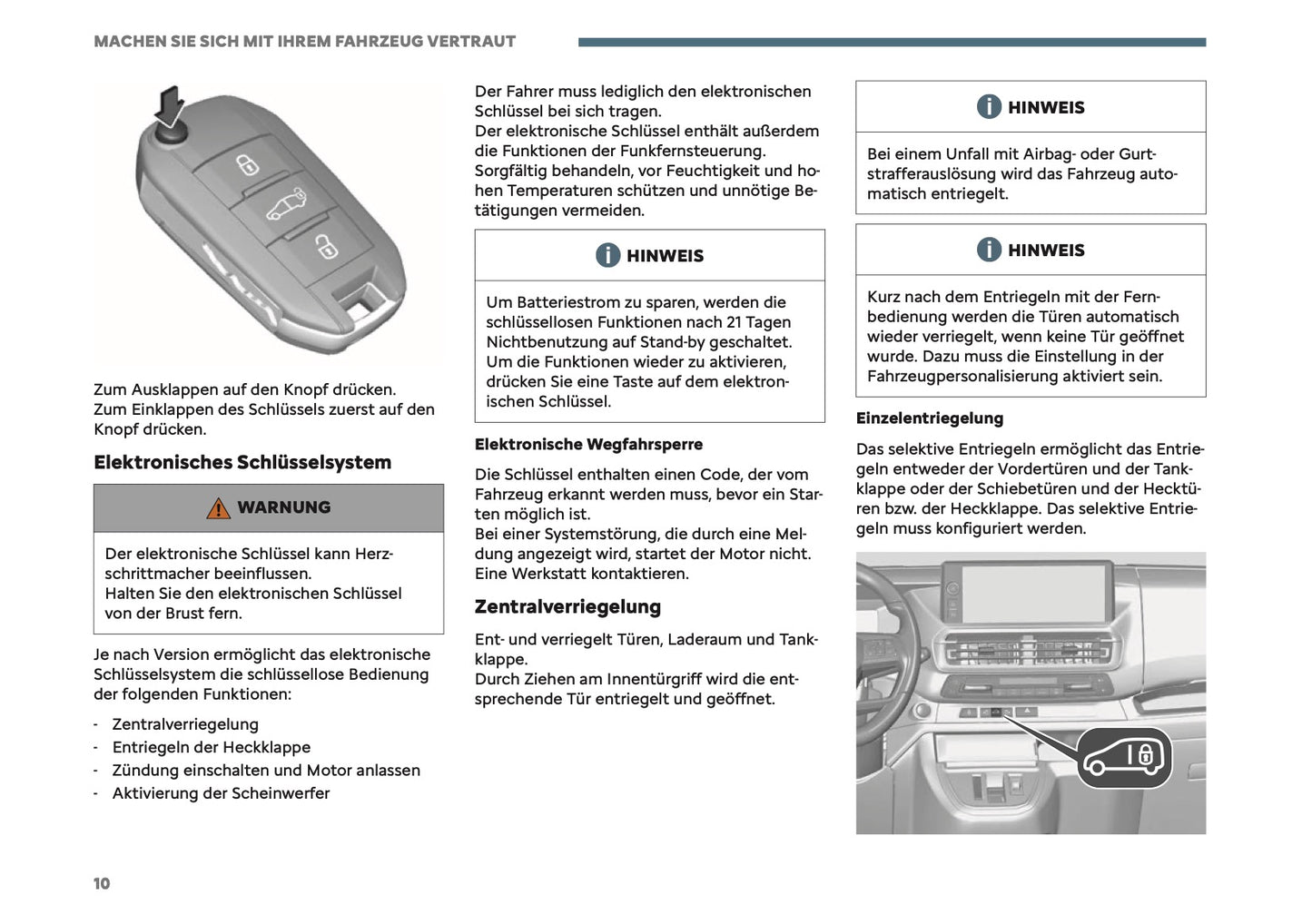 2026 Citroën Jumpy/Dispatch/SpaceTourer Owner's Manual | German