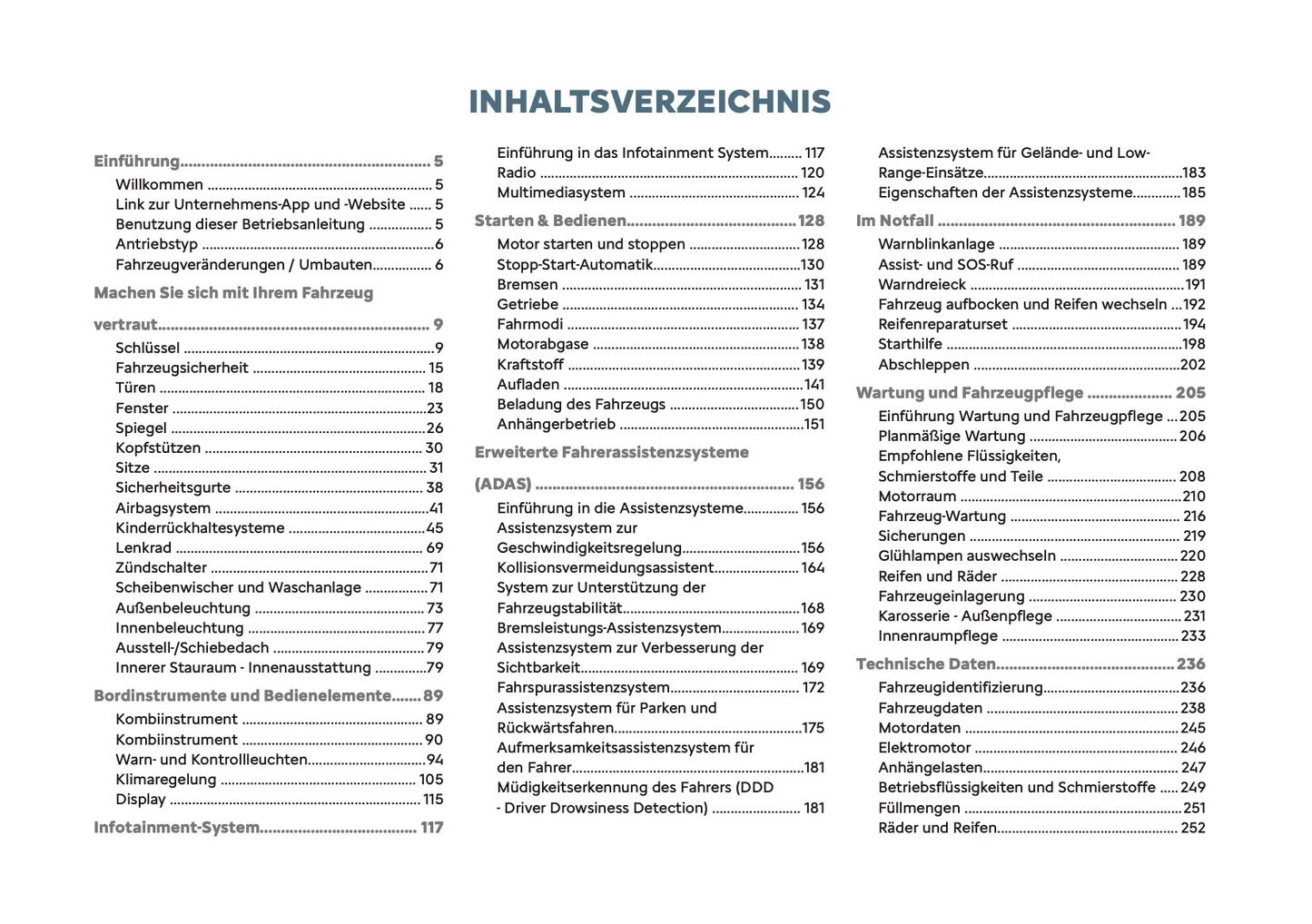 2026 Citroën Jumpy/Dispatch/SpaceTourer Owner's Manual | German