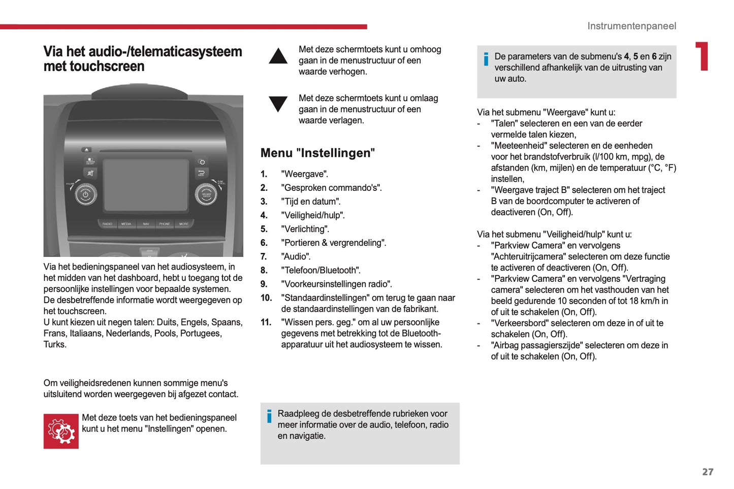 2017-2019 Citroën Jumper Owner's Manual | Dutch