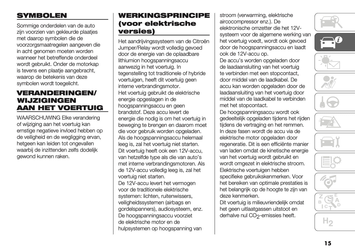 2024-2025 Citroën Jumper/Relay Owner's Manual | Dutch