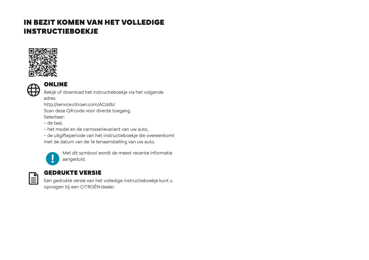 2024-2025 Citroën Jumper/Relay Owner's Manual | Dutch