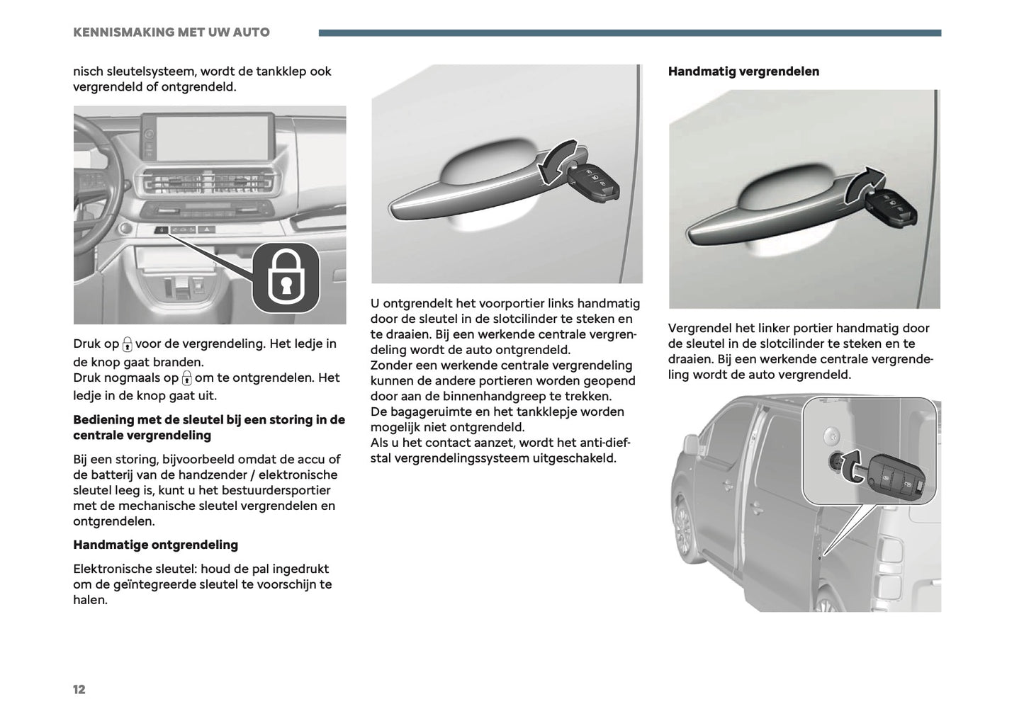2026 Citroën Jumpy/Dispatch/SpaceTourer Gebruikershandleiding | Nederlands
