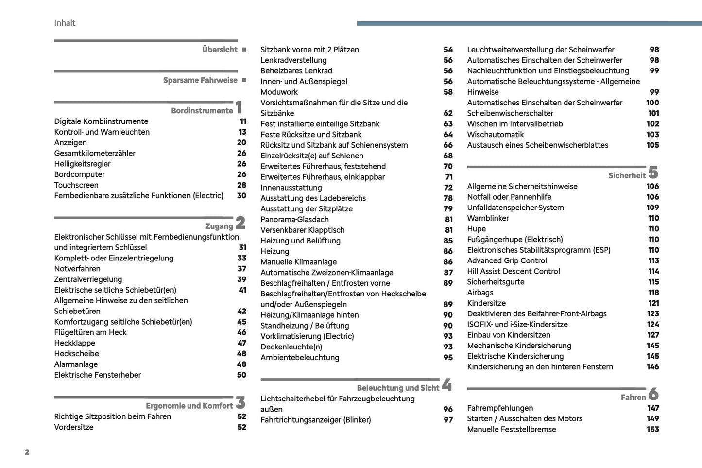 2024-2025 Citroën Jumpy/Dispatch/SpaceTourer Owner's Manual | German