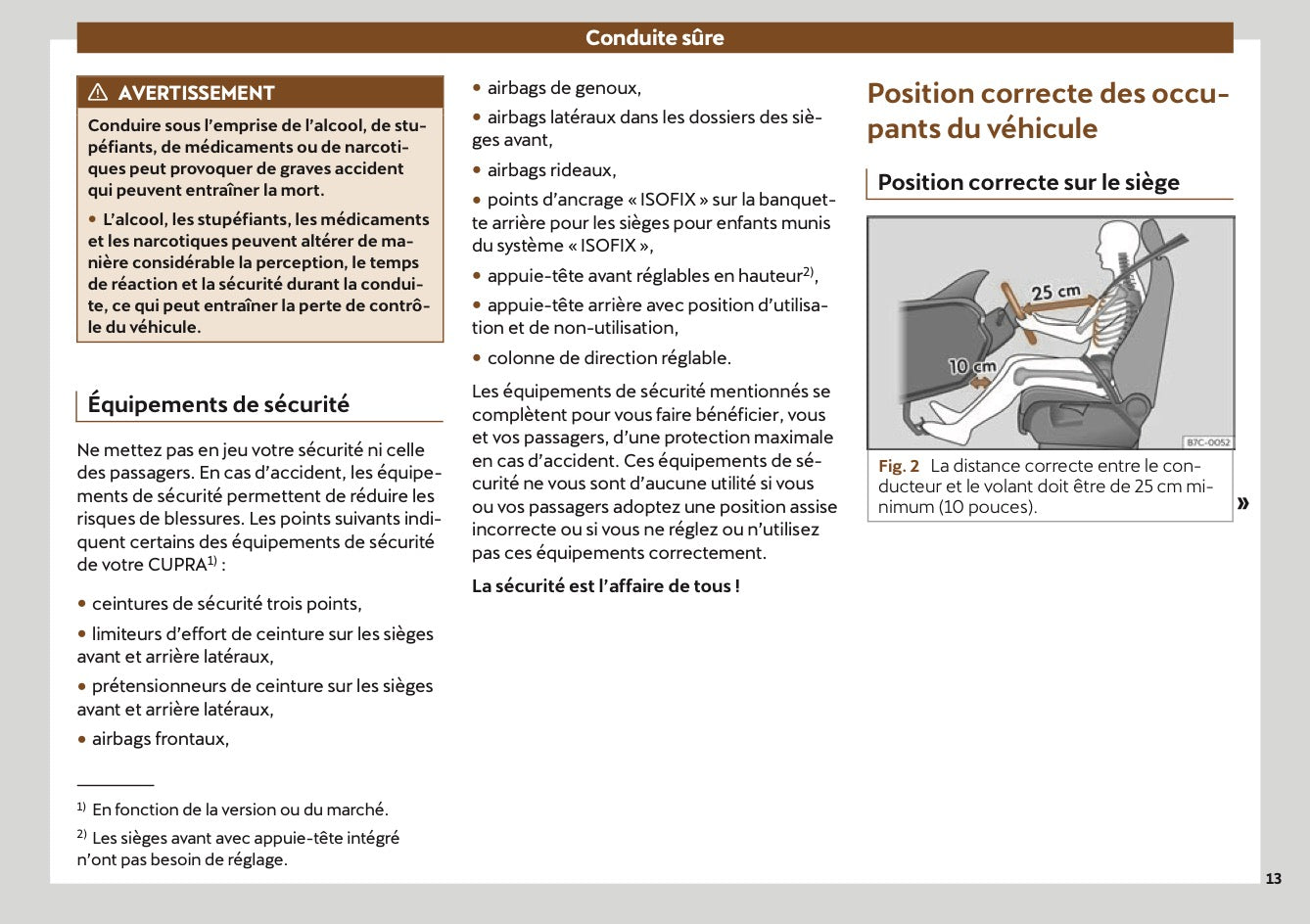 2022 Cupra Ateca Owner's Manual | French