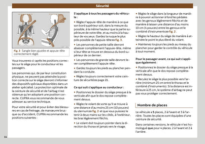 2022 Cupra Ateca Owner's Manual | French