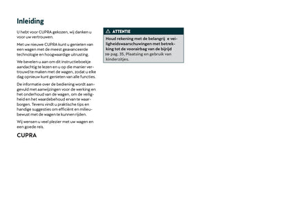 2020-2021 Cupra Formentor Gebruikershandleiding | Nederlands