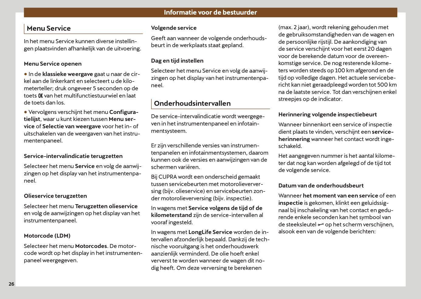 2025-2026 Cupra Terramar Gebruikershandleiding | Nederlands