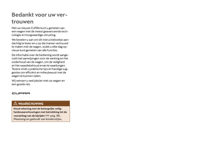 2025-2026 Cupra Terramar Gebruikershandleiding | Nederlands
