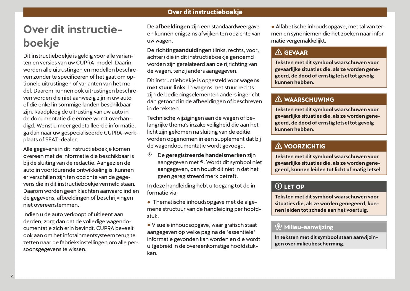 2025-2026 Cupra Terramar Gebruikershandleiding | Nederlands