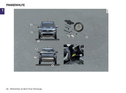 2025-2026 Dacia Duster Bedienungsanleitung | Deutsch