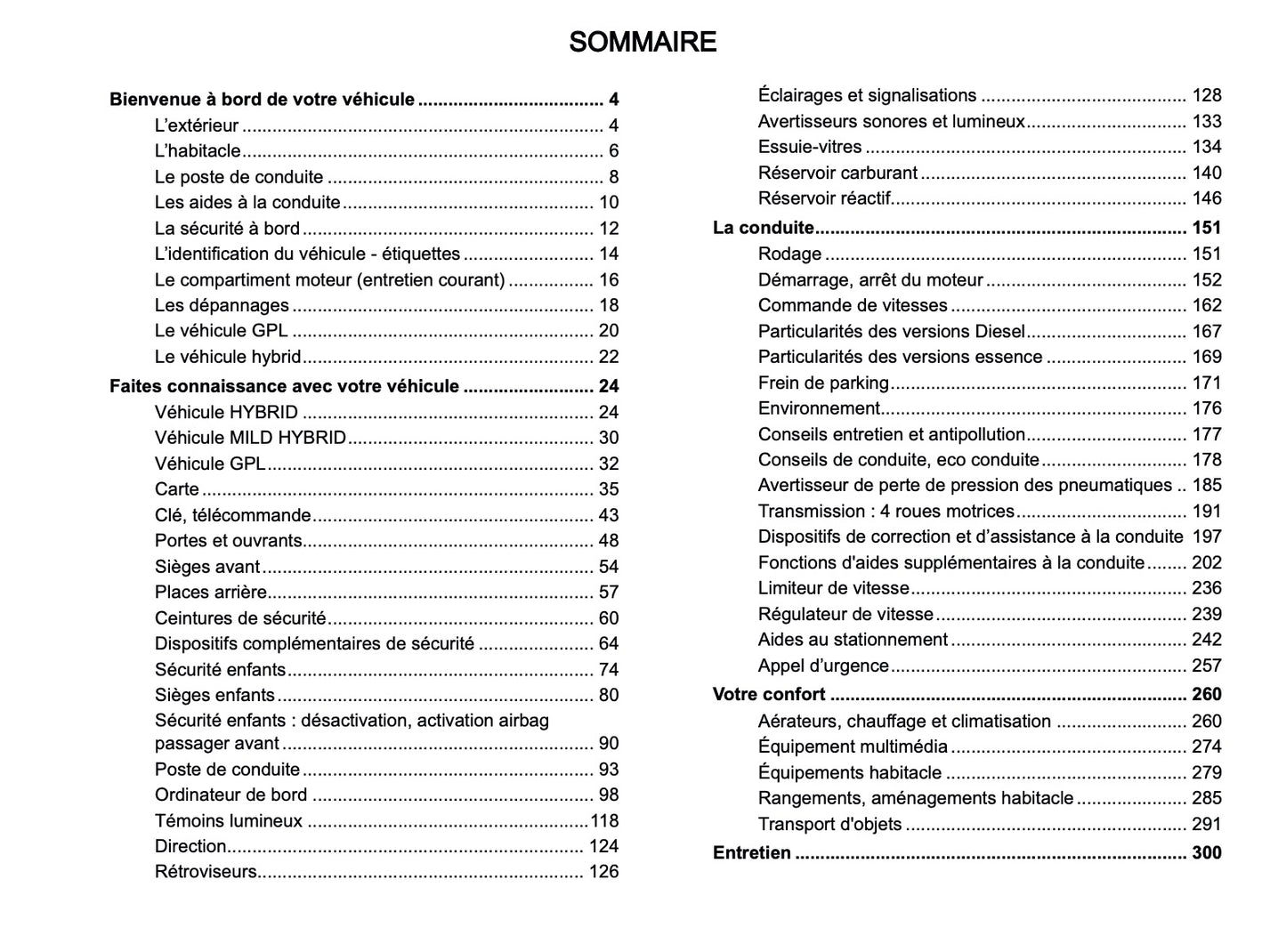 2024-2025 Dacia Duster Owner's Manual | French
