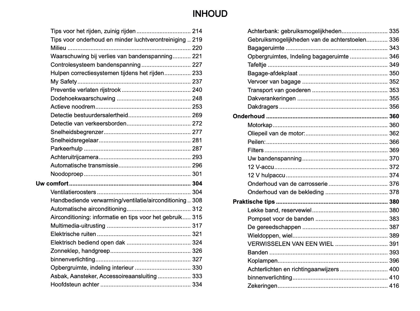 2023-2024 Dacia Sandero/Sandero Stepway/Logan/Jogger Owner's Manual | Dutch