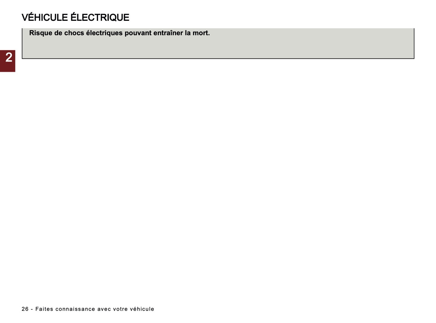 2026 Dacia Spring Electric Owner's Manual | French