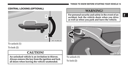 2005 Dodge Sprinter Owner's Manual | English US