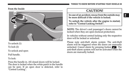2005 Dodge Sprinter Owner's Manual | English US