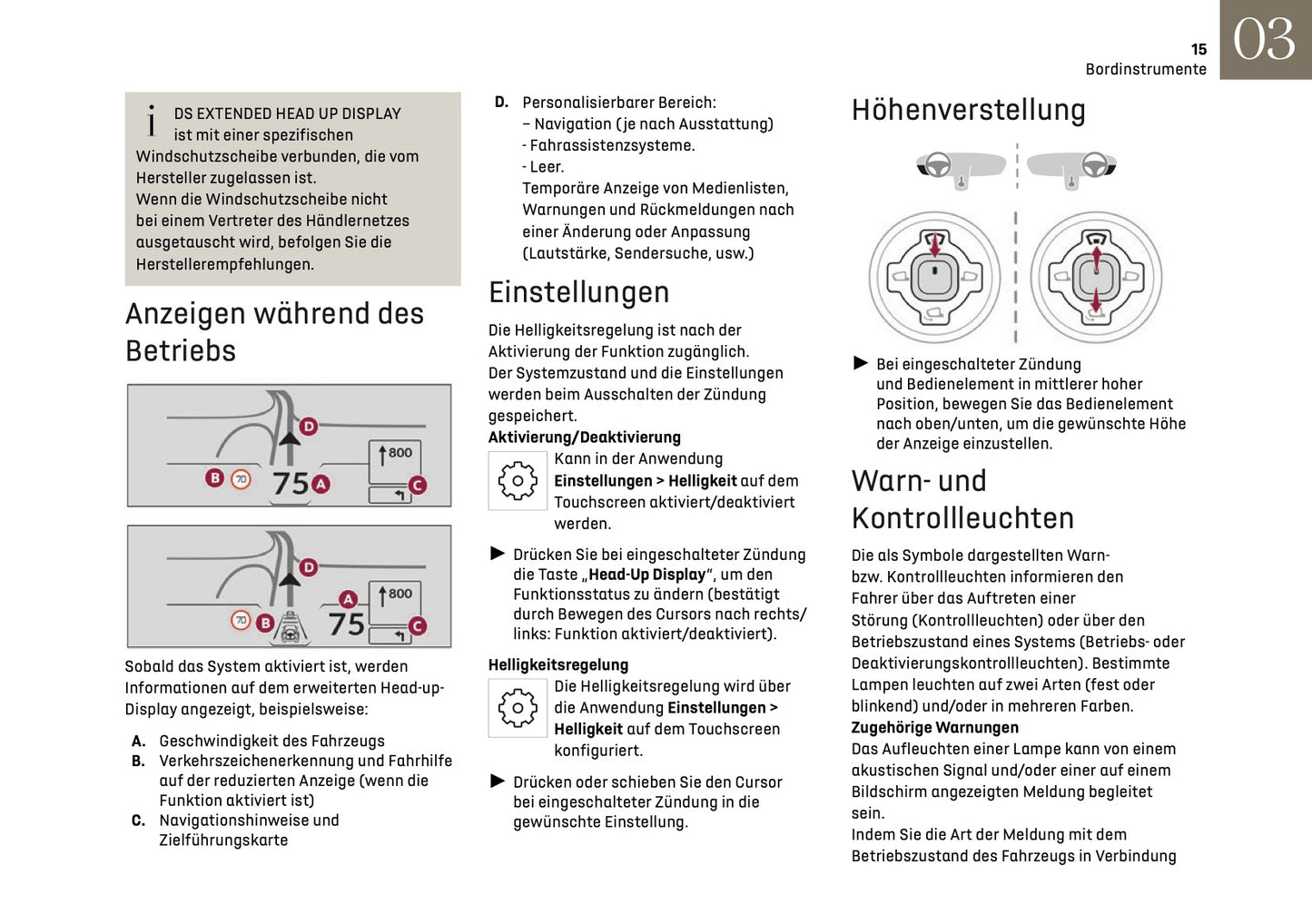 2024-2025 DS Automobiles DS 4 Bedienungsanleitung | Deutsch