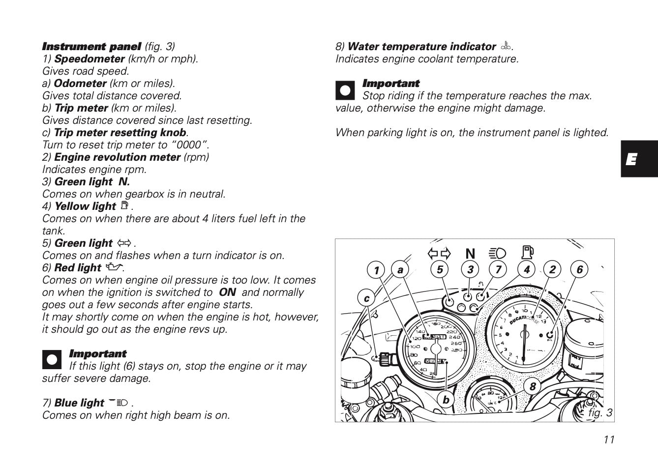 2001 Ducati 748/996 Owner's Manual | English US