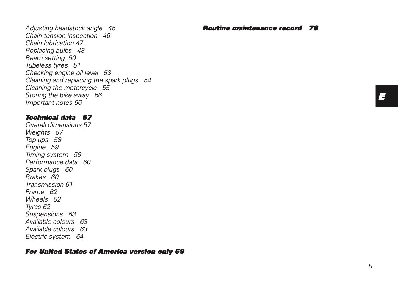 2001 Ducati 748/996 Owner's Manual | English US