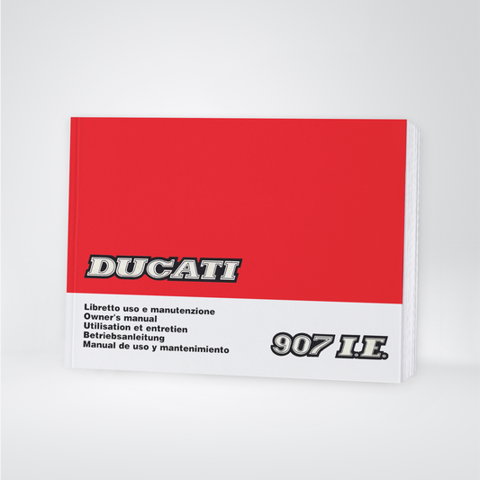 1991 Ducati 907 I.E. Owner's Manual | English