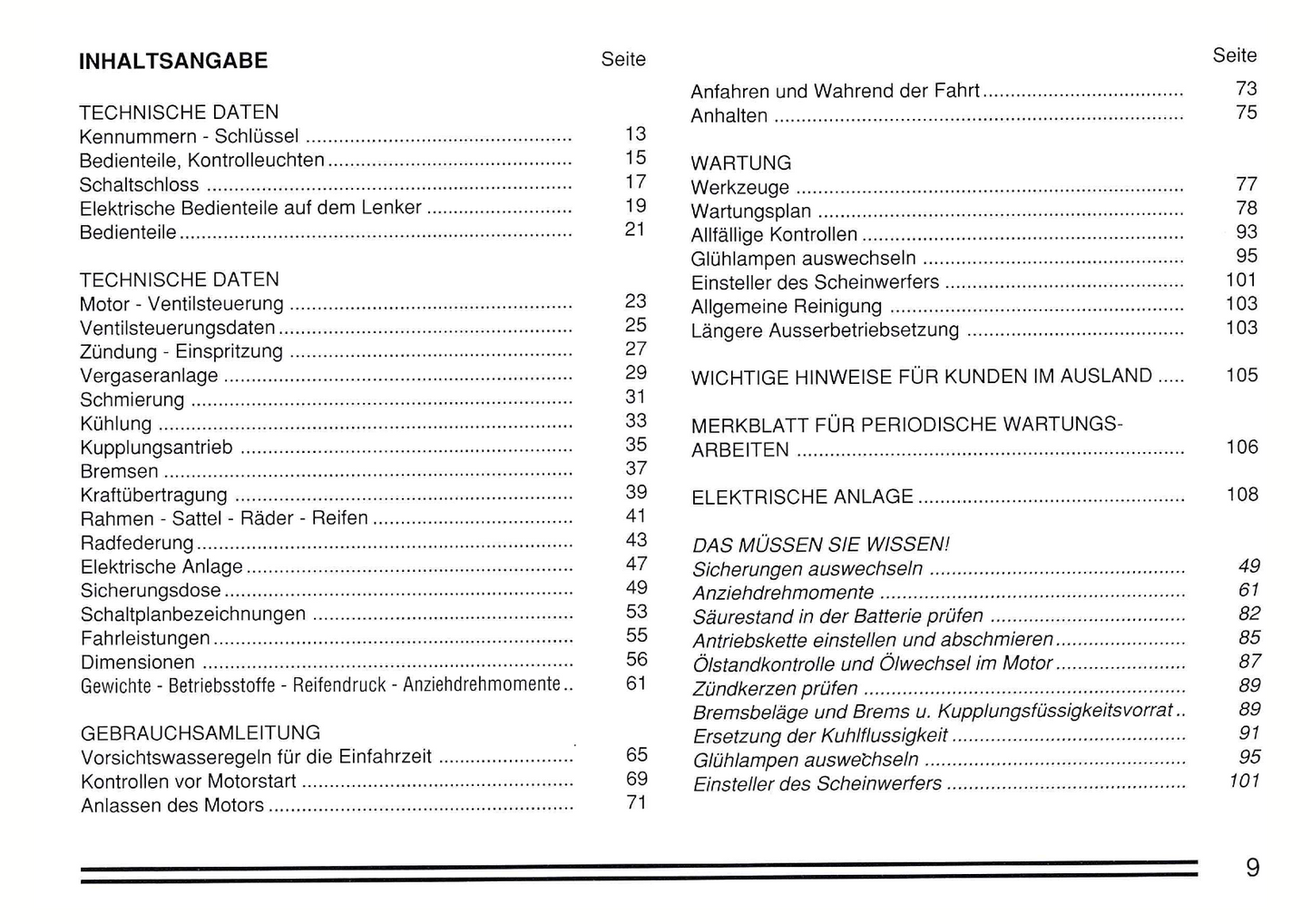 1991 Ducati 907 I.E. Owner's Manual | English