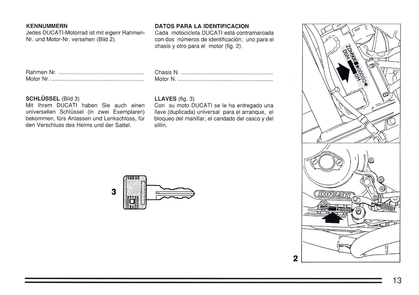 1991 Ducati 907 I.E. Owner's Manual | English