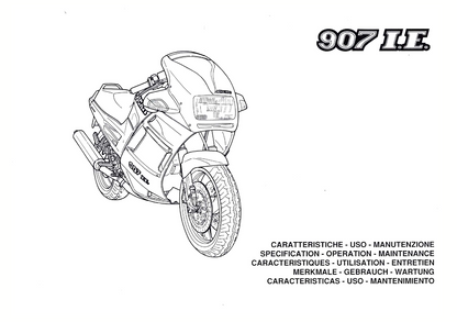 1991 Ducati 907 I.E. Owner's Manual | English