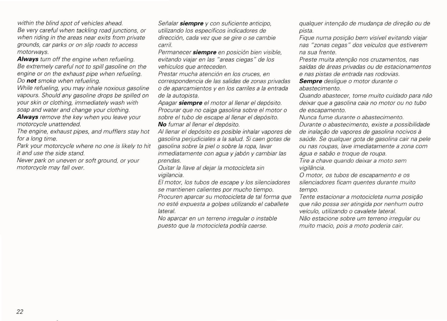 1998 Ducati 916/748 Owner's Manual | English