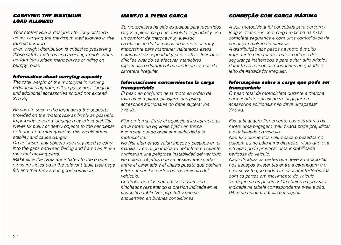 1998 Ducati 916/748 Owner's Manual | English