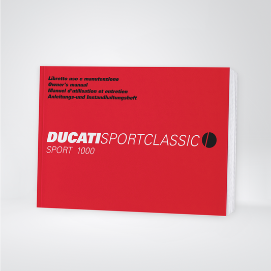 2006-2008 Ducati Sport1000 Owner's Manual | English