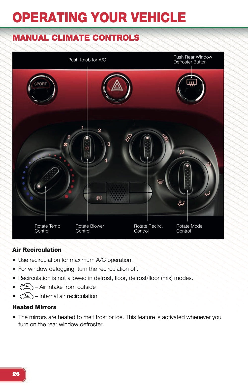 2014 Fiat 500 Abarth User Guide | English