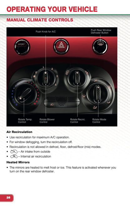 2014 Fiat 500 Abarth User Guide | English