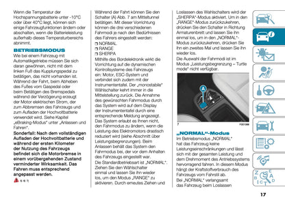 2025 Fiat 500e Bedienungsanleitung | Deutsch