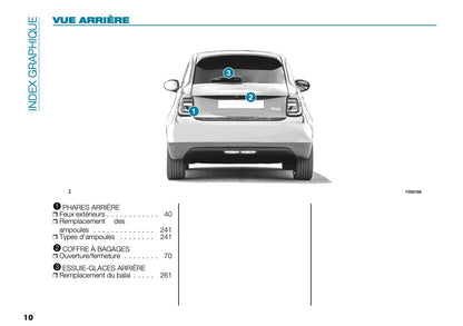 2025 Fiat 500e Owner's Manual | French