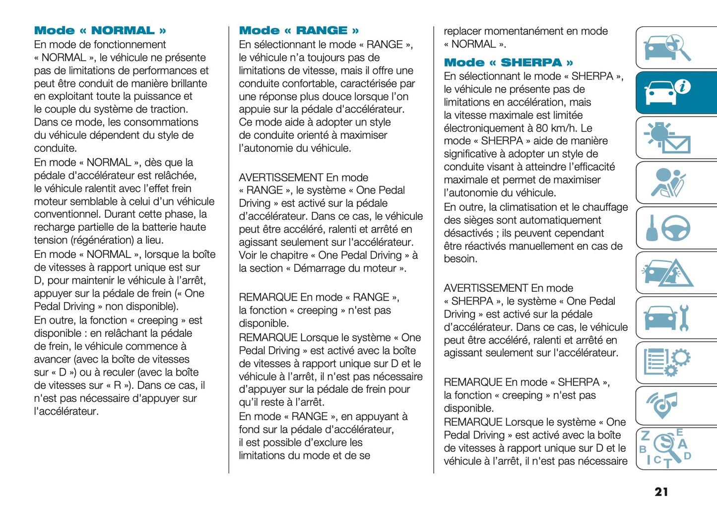 2026 Fiat 500 Owner's Manual | French