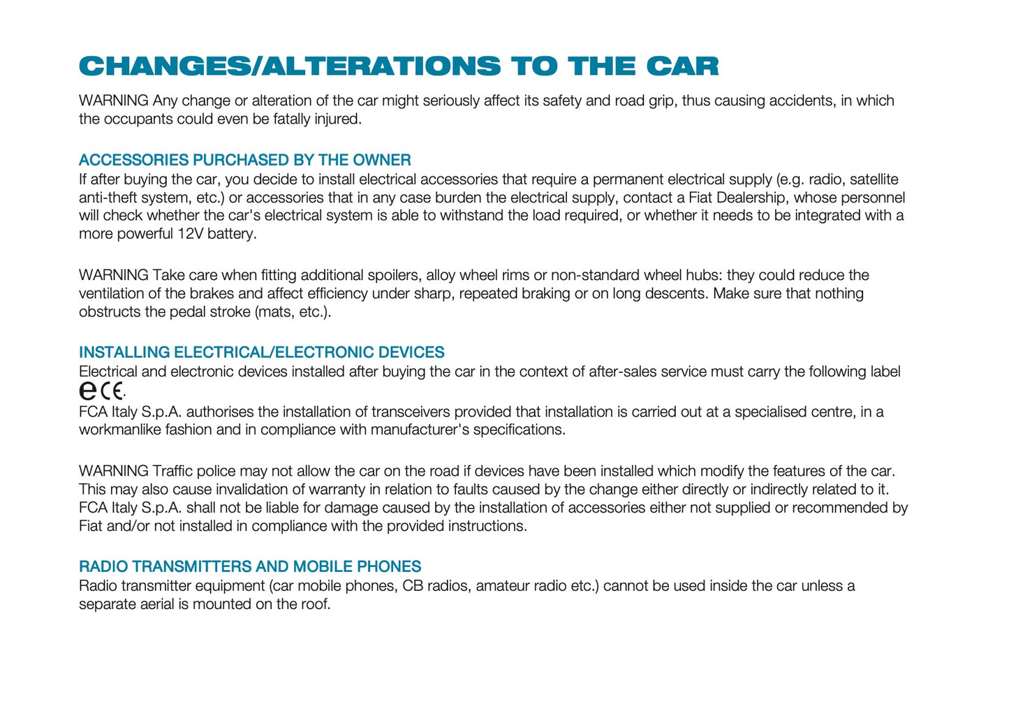 2022-2023 Fiat 500 Owner's Manual | English