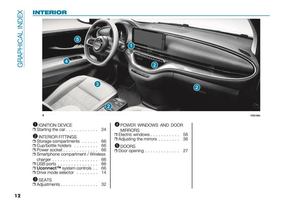2025 Fiat 500e Owner's Manual | English