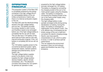 2025 Fiat 500e Owner's Manual | English