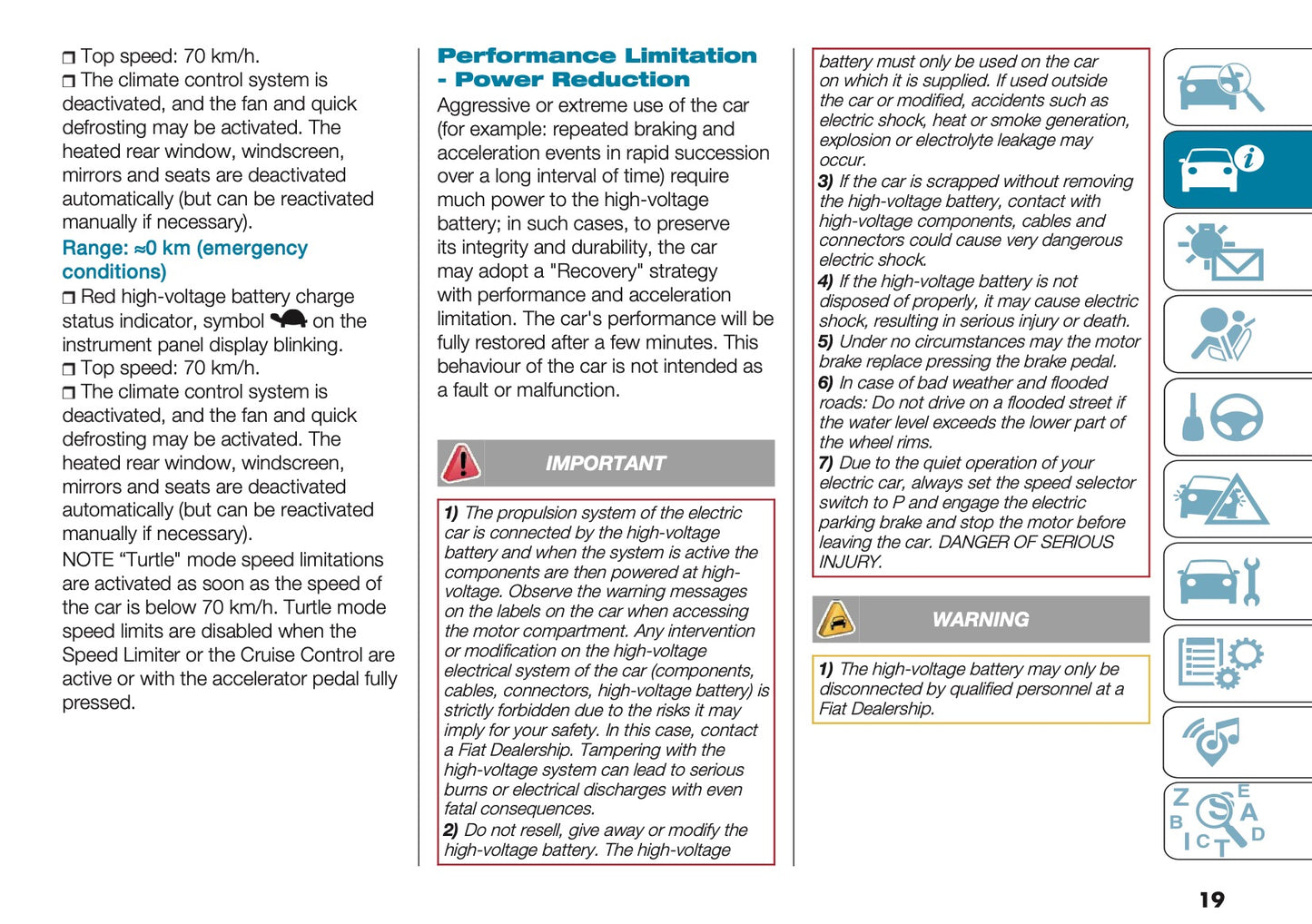 2025 Fiat 500e Owner's Manual | English