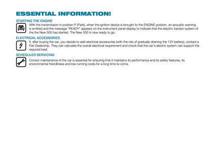 2025 Fiat 500e Owner's Manual | English