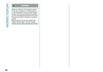 2025 Fiat 500e Owner's Manual | English