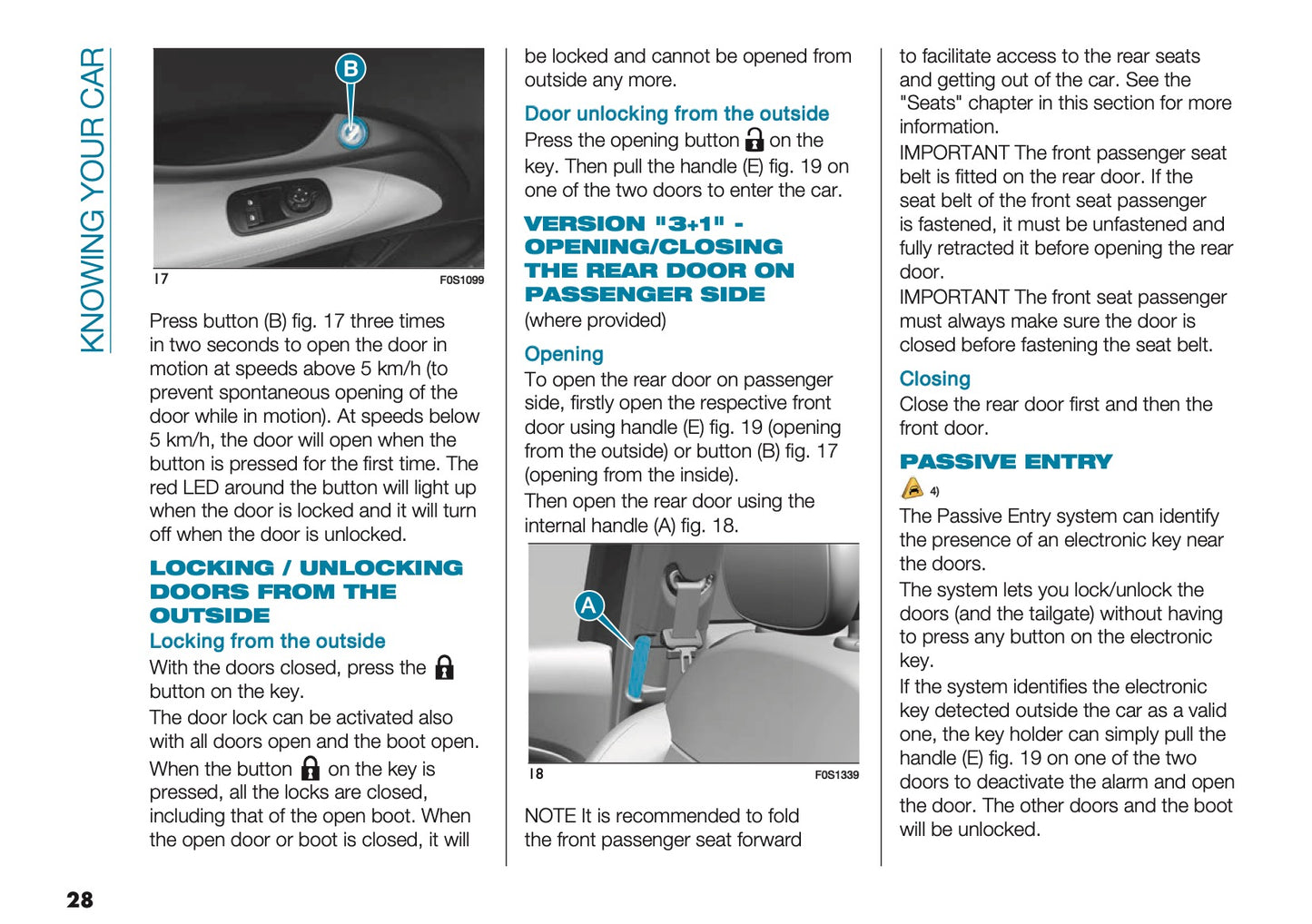 2025 Fiat 500e Owner's Manual | English