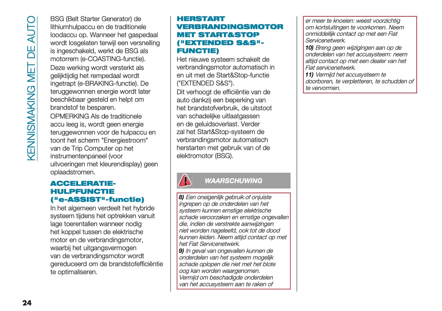 2026 Fiat 500 Gebruikershandleiding | Nederlands